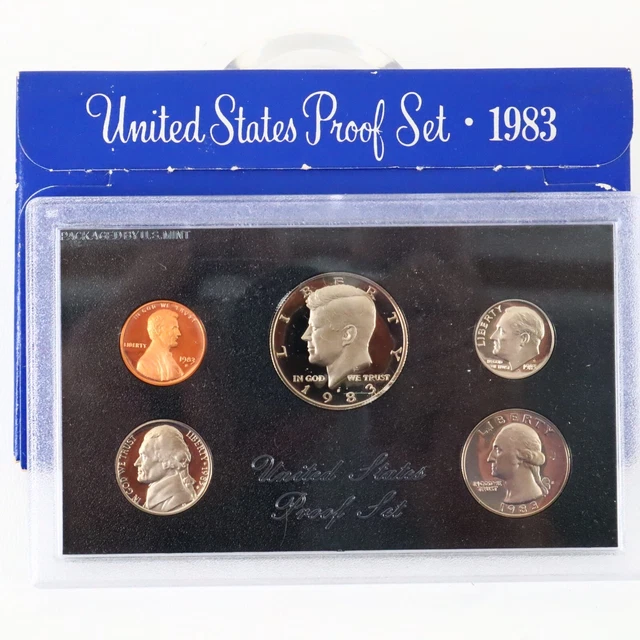 1983 US Proof Sets S San Francisco In Display Case Random Pick