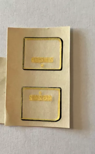 WRENN & Hornby Dublo City of Glasgow Cab Side Numbers & Lining