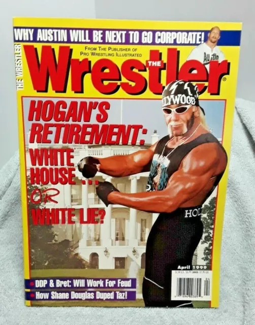 The Wrestler April 1999 Hollywood Hulk Hogan Stone Cold Bret Hart