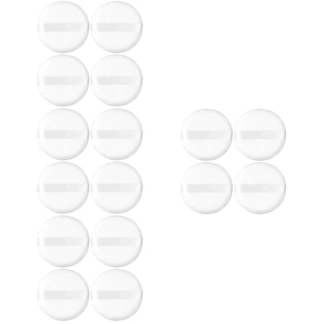 14-teiliges Makeup-Puff Set Mit 3 Formen – Runde, Tropfenförmige & Dreieckige Puderquasten Inkl. 7 Aufbewahrungsboxen, Für Nassen/trockenen Gebrauch