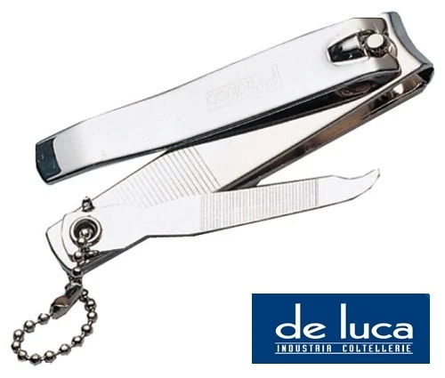 TAGLIAUNGHIE IN ACCIAIO INOX 80 mm " DE LUCA " TAGLIA UNGHIE