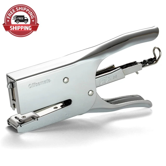 Classic Plier Stapler, Metal, Silver (97758)