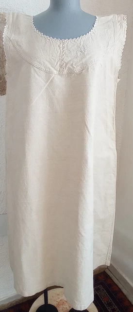 Chemise de nuit ancienne en coton - Collection