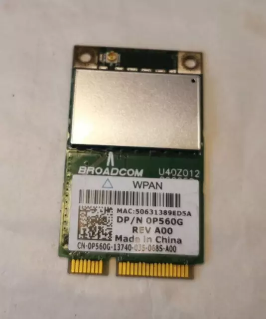 CARTE MINI-PCI EXPRESS WPAN Broadcom Wireless / Bluetooth 2,4 G BCM92046mpcie