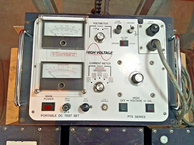 HIGH VOLTAGE MEGGER, Avo,Hipotronics Biddle Vlf Hipot Instruments Model ...