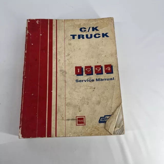 1994 Chevrolet GMC C/K Truck Service Manual Repair Shop Book - Preowned