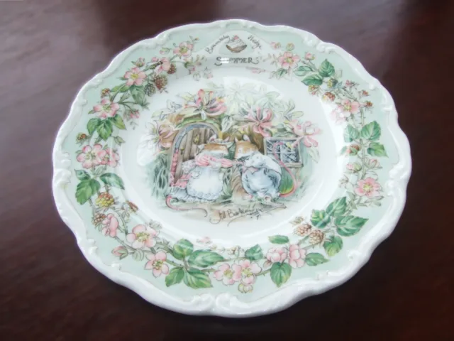 A Royal Doulton Brambly Hedge Summer Plate