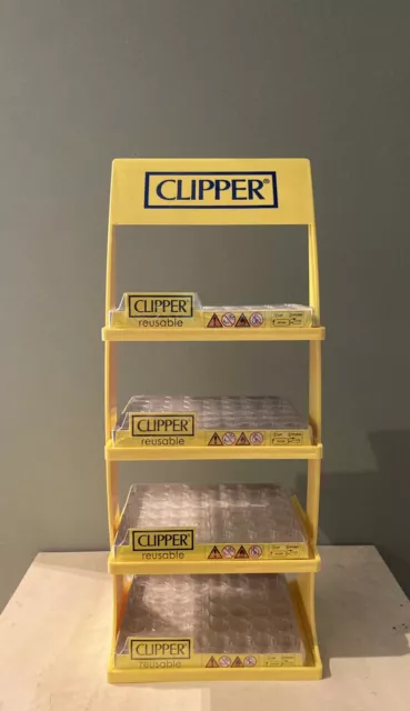 Porta accendini CLIPPER MODULARE stand stampato 3D personalizzabile  espositore