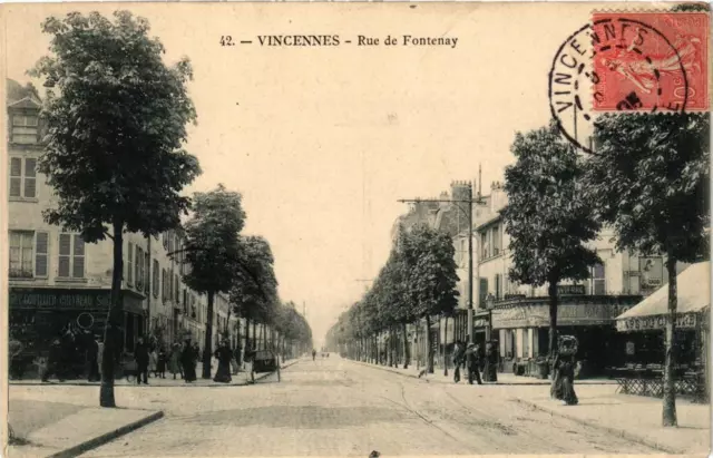 CPA AK VINCENNES Rue de FONTENAY (672346)