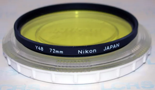 Nikon 72 mm Y48 (gelb) Filter mit Etui - GEBRAUCHT