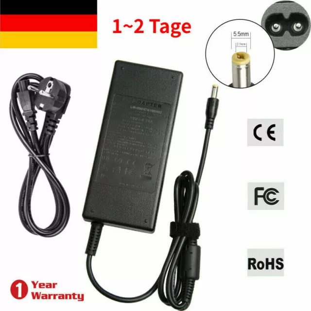 Für Toshiba Satellite Laptop AC Adapter Ladekabel C50 C55 C75 Netzteil Ladegerät