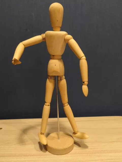Holzkünstler Schaufensterpuppe Modell 13" hohe Gelenkgelenke anatomisch