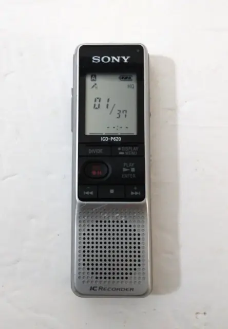 SONY ICD-P620 Handheld USB Digital Voice Recorder Nice! Working