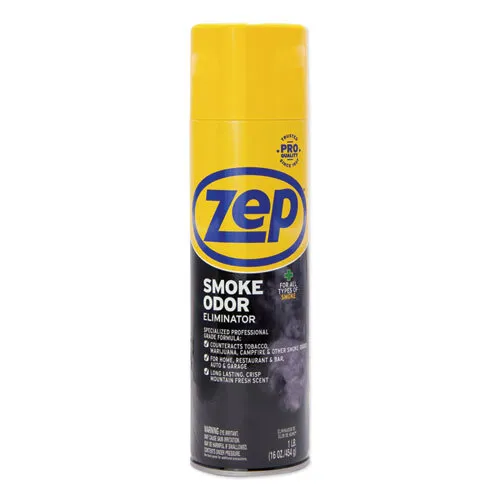 Zep? Smoke Odor Eliminator, Fresh Scent, 16-oz Spray Can (ZPEZUSOE16)
