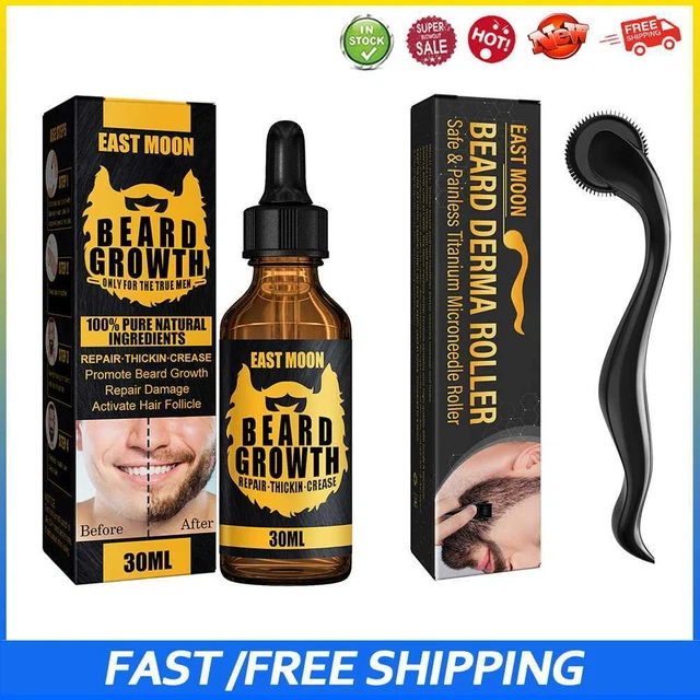 #b Aceites naturales para el crecimiento de la barba regalo para hombres esencia de crecimiento de bigote cuidado facial