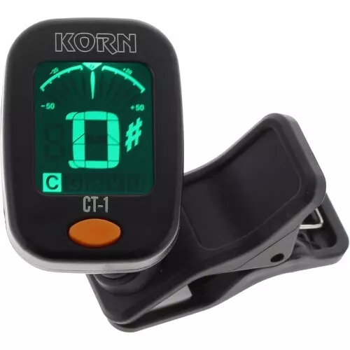 Korn K-CT1 Chromatischer Clip Tuner für Gitarre + Bass + Ukulele + Violine | NEU