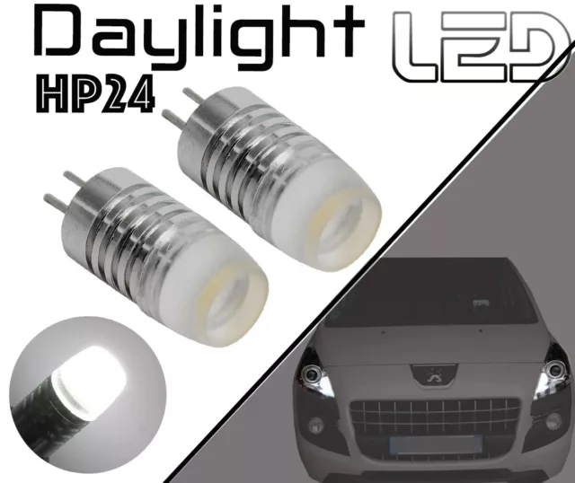 Pour Peugeot 3008 Ampoules LED Blanc Veilleuses Feux diurne Jour sans Feux xenon