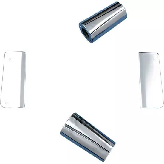 Drag Specialties Chrome Fork Tins 5-Piece #DS-222911