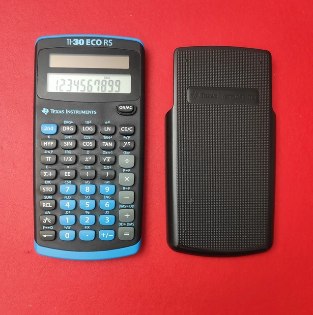 Calculatrice Solaire Texas Instruments TI-606 (Avec Boîte, Notice Et étui, Occasion)