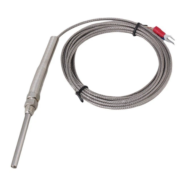 Thermocouple De Surface Type K 3x100mm - Plage -50 à 1200°C, Pour Mesure Industrielle, Laboratoire, Moteurs