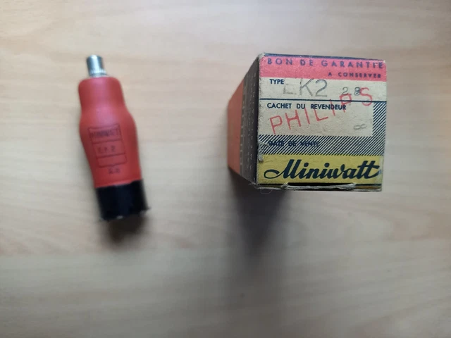 Lampe Miniwatt 80 – Neuve Sous Boîte D'origine (NIB) – Stock Ancien (NOS) – Fabriqué En France