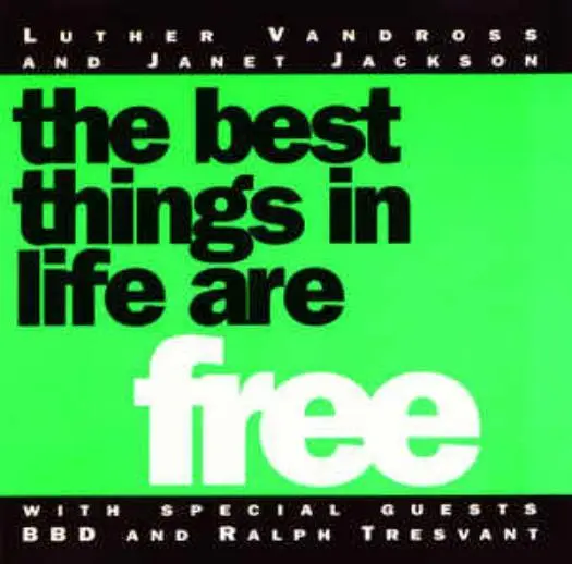 Luther Vandross & Janet Jackson: The Best Things In Life Are Free MUSIC AUDIO CD