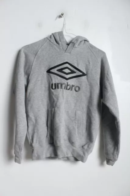 UMBRO Felpa con Felpa con Cappuccio Vinage Bambini - Grigio - Età 12 13 Anni (25h)
