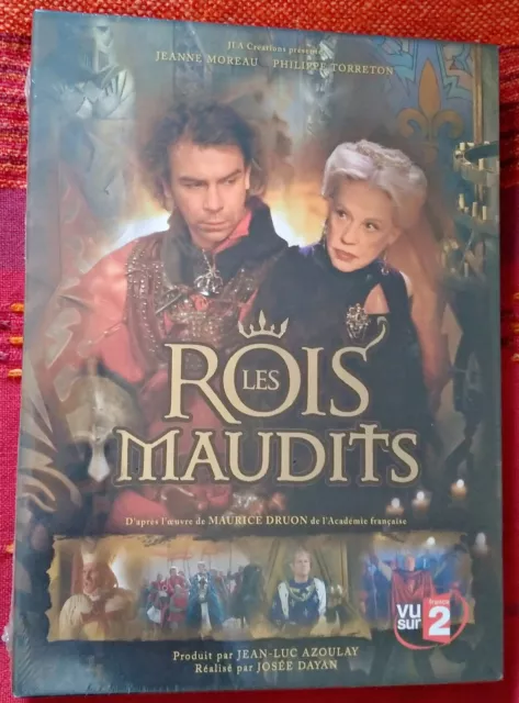 Coffret 3 dvd Les Rois Maudits - avec Jeanne Moreau - 2005 - Neuf sous blister