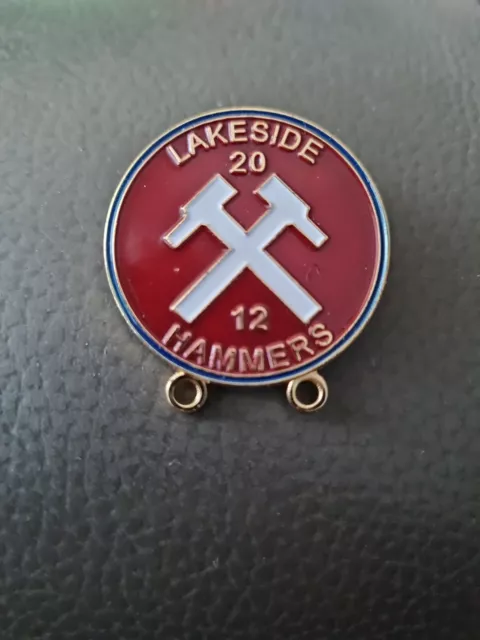 Lakeside Hammers Speedway Badge In Gold From 2012