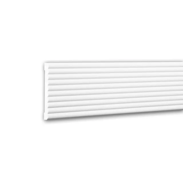 PROFHOME 151374F barra flexible de pared y friso barra de estuco barra decorativa 2 m