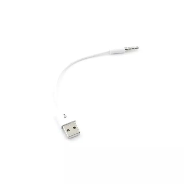 15cm 3.5mm AUX To USB 2.0 Charger Data Sync Audio Adapter Cable For MP3 Co-wa