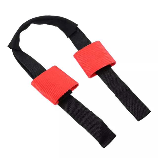 1 Pcs Avant Roue Transport Attache Sangle Nylon Noir Rouge