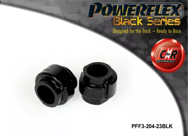 Powerflex Boccole Anteriore Nero ARB 23mm per Audi A6 C7 (2011-2018) PFF3-204-23BLK