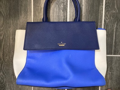Kate Spade  Leather Navy/White/Blue Look At Pictures And Description