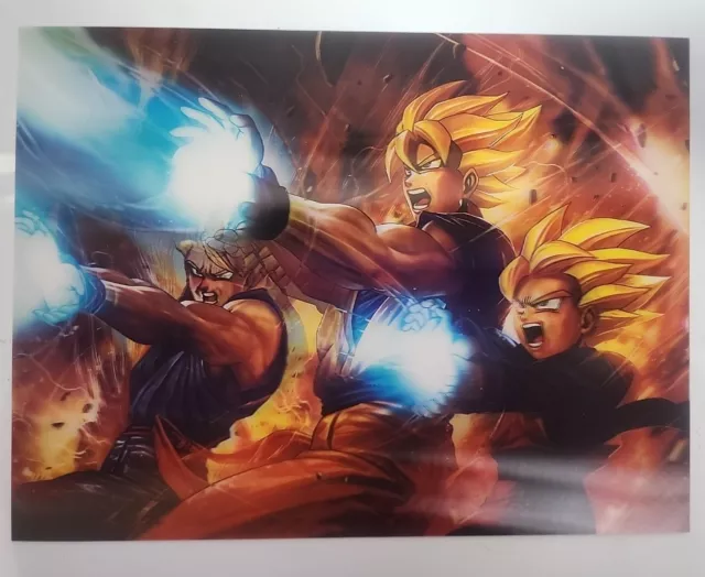 Dragon Ball Poster Cell and Saiyajins at the Cell games 18inx12in