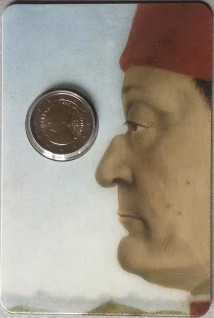 San Marino 2022 Piero La Francesca Monnaie Commémorative FDC Blister 3