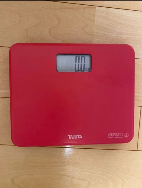 Medidor de salud TANITA solo peso medidor de salud digital rosa