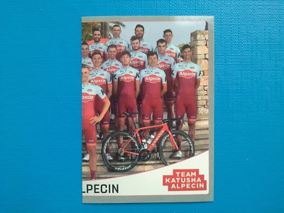 Figurine Panini 101 Giro d'Italia 2018 n.254 Team Katusha Alpecin 