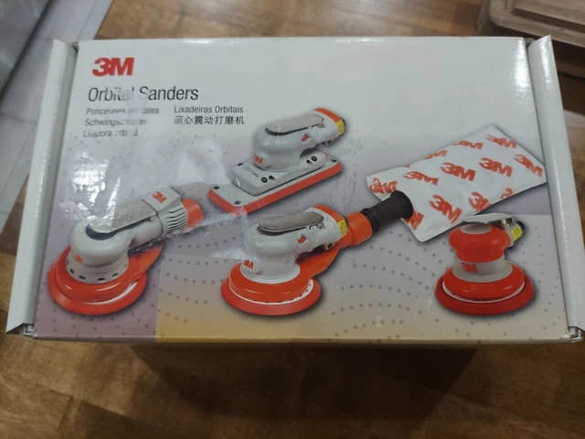3M Elite x Random Orbital Sander, 28497, 5 in x 3/16 in Orbit, 1 per case