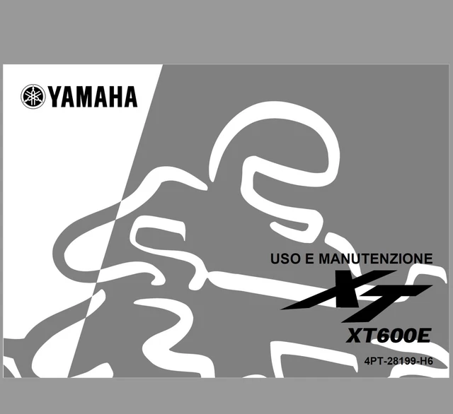 MANUALE LIBRETTO USO e MANUTENZIONE YAMAHA XT 600E XT600E 4PT XT600 2000 PDF Ita