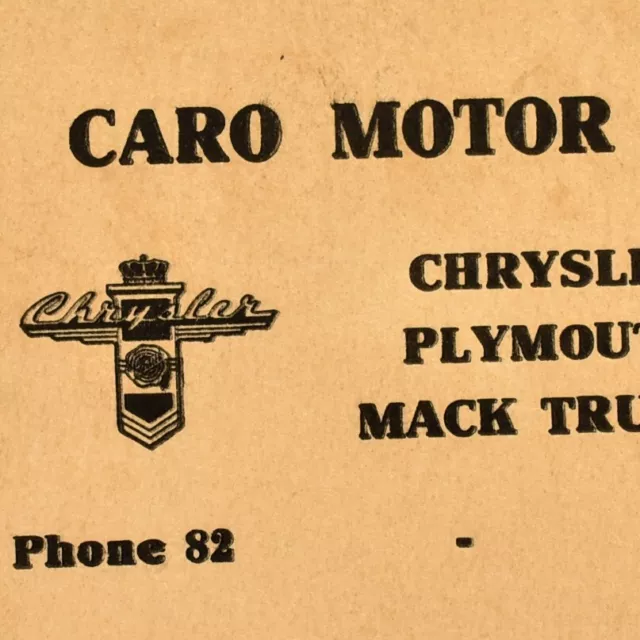 1920s Caro Motor Dealership Chrysler Plymouth Mack Trucks Everett Pennsylvania 2