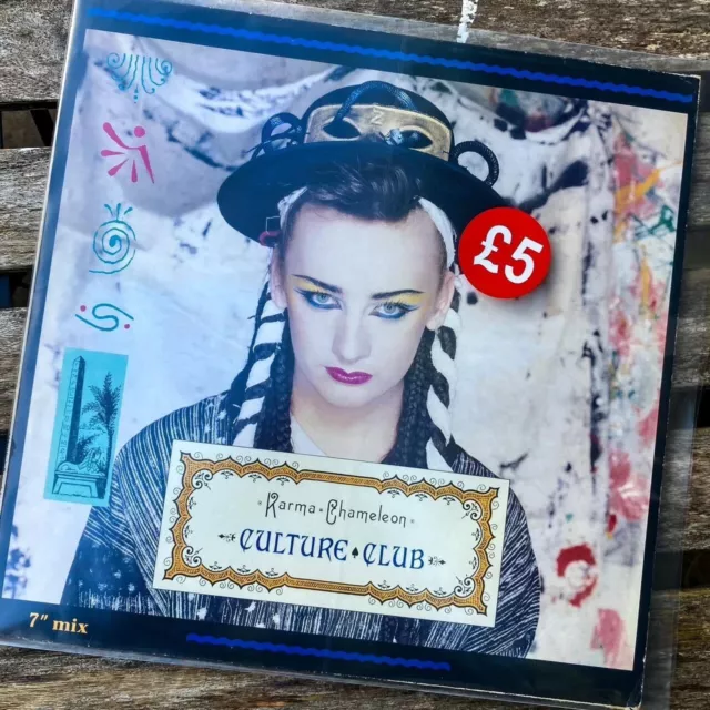 Culture Club — Karma Chameleon Vinyl Record 12" Single NM