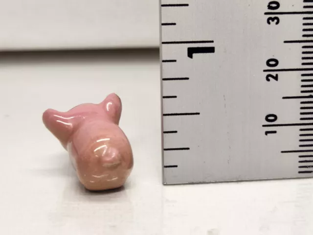 Hagen Renaker Miniature Mini Ceramic Baby Pink Pig Piglet Standing Figurine 3