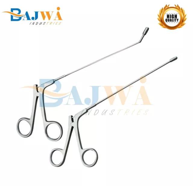 Sinus Forceps Set of 2 PCs, Surgical ENT Instruments, Mushroom Cutting Punch