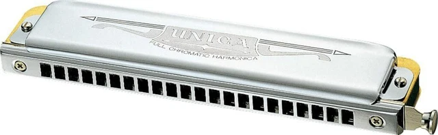 未使用に近い　TOMBO Deluxe UNICA Formal 1844 Tombo Deluxe Unica Formal 1844 Chromatic Harmonica Used