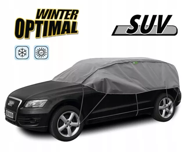 Atmungsaktive Halbgarage Frostschutz Sonnenplane für Seat Ateca