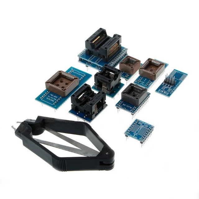 10 PROGRAMMER ADAPTERS Sockets Kit For TL866CS TL866A EZP2010 with IC ...