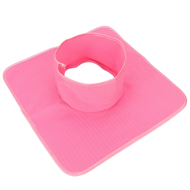 35x35 cm Reutilizable Lavable Agujero Toalla Salón Spa Masaje Mentiroso Toalla (Rosa) BST