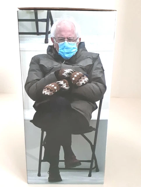 Bernie Sanders Inauguration Day 1/20/21 Political Satire Bobblehead, Brand New
