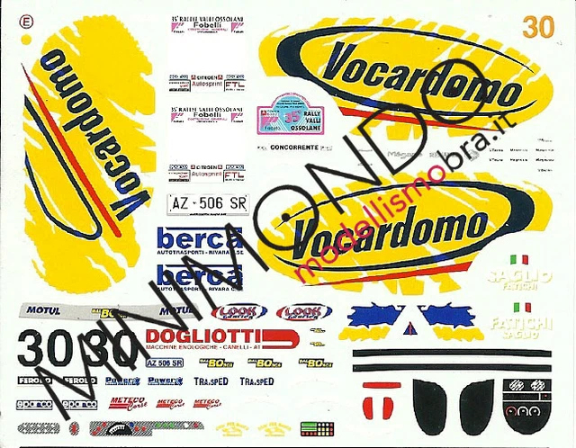 Décalcomanies 1/43 Renault Maxi Megane Kit Car Bastos - Rallye 1999 - Neuf RALLYE MINIATURE